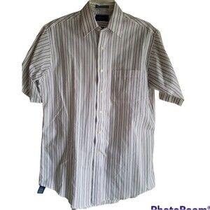 Towncraft Men's Dress Button Down Shirt Size M / 15.5